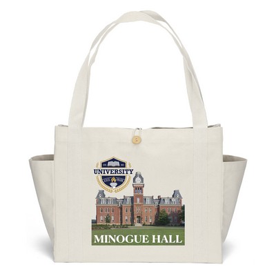 Sandford™ Deluxe Canvas Tote - ColorVista (18" x 8" x 15")